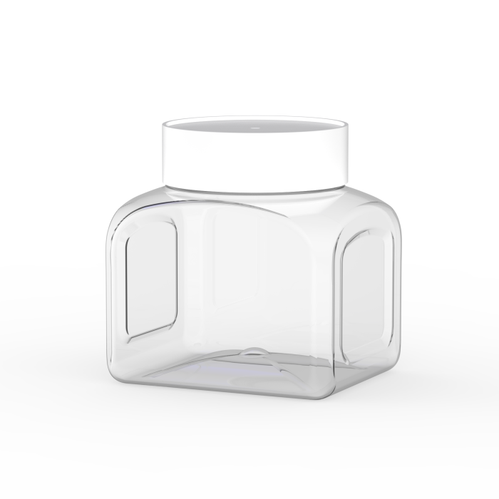 Rectangular Jar 390ml - ETL-4063-0390c0001